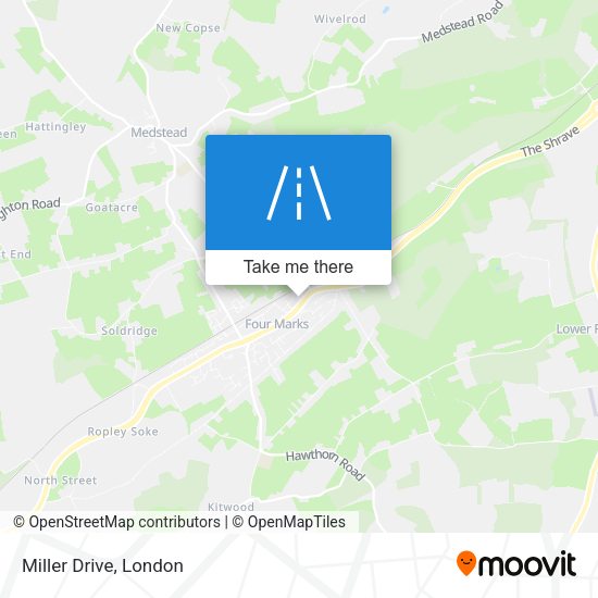Miller Drive map