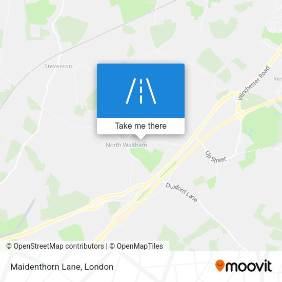 Maidenthorn Lane map