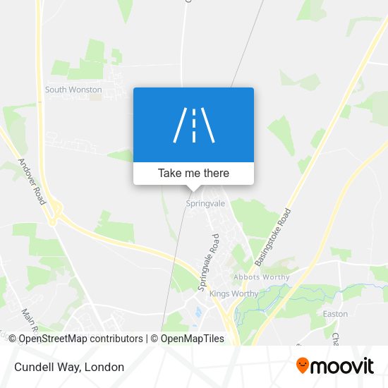 Cundell Way map