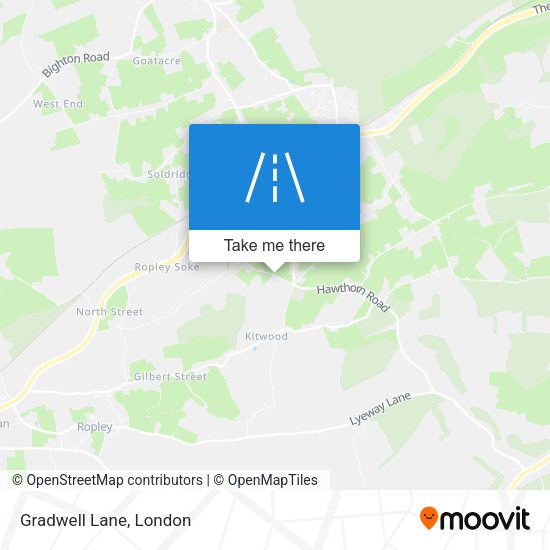 Gradwell Lane map