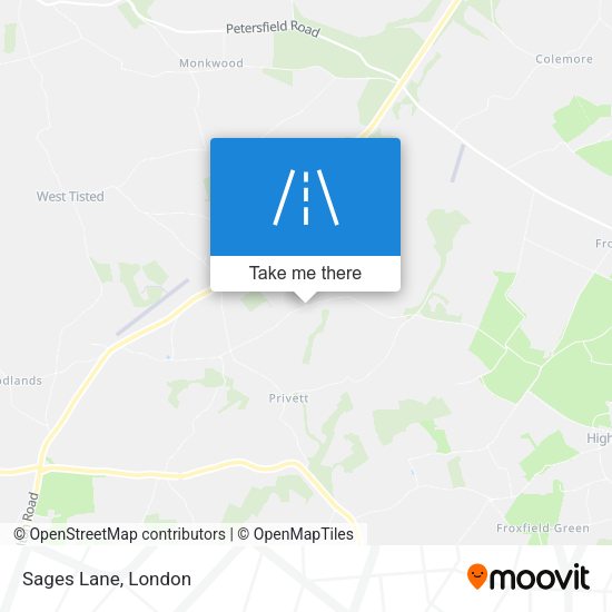 Sages Lane map