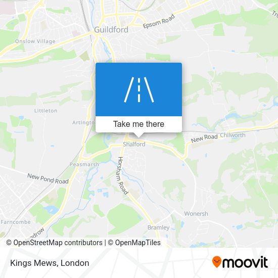 Kings Mews map