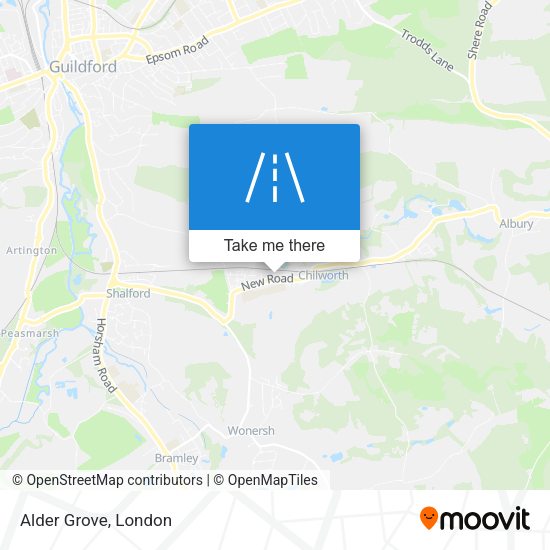 Alder Grove map
