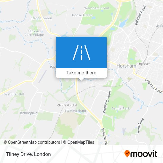 Tilney Drive map