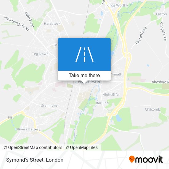 Symond's Street map