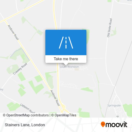 Stainers Lane map