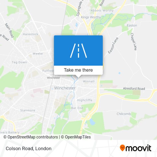 Colson Road map