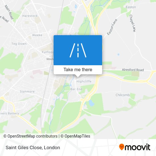 Saint Giles Close map