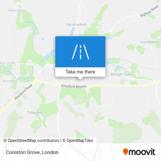 Coniston Grove map