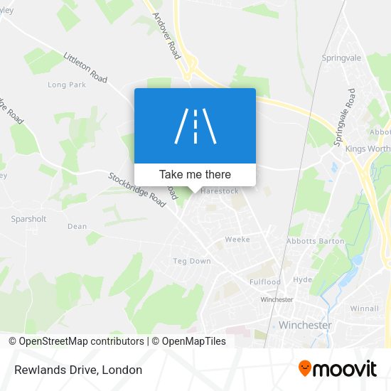 Rewlands Drive map