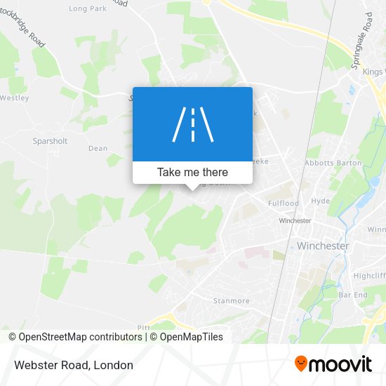 Webster Road map