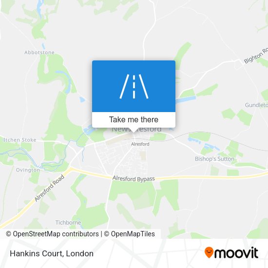 Hankins Court map