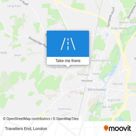 Travellers End map