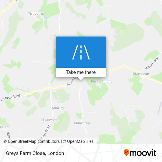 Greys Farm Close map