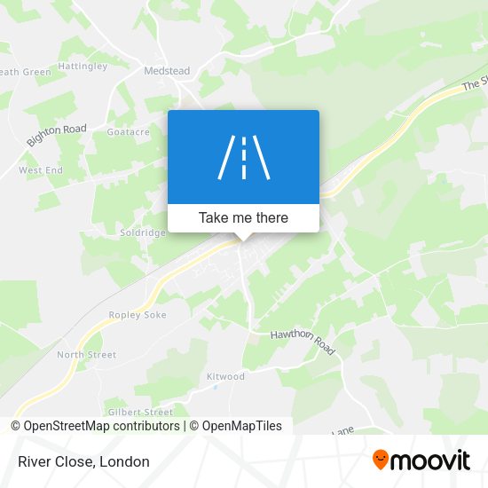 River Close map