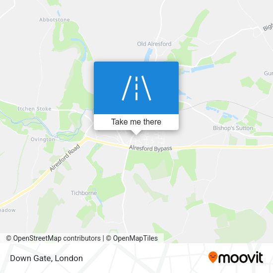 Down Gate map