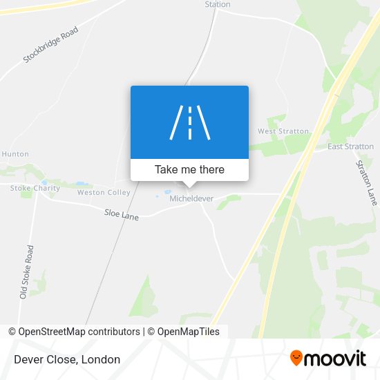Dever Close map