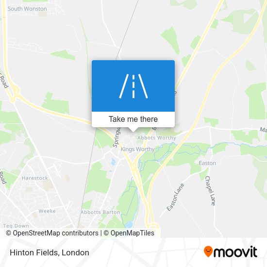 Hinton Fields map