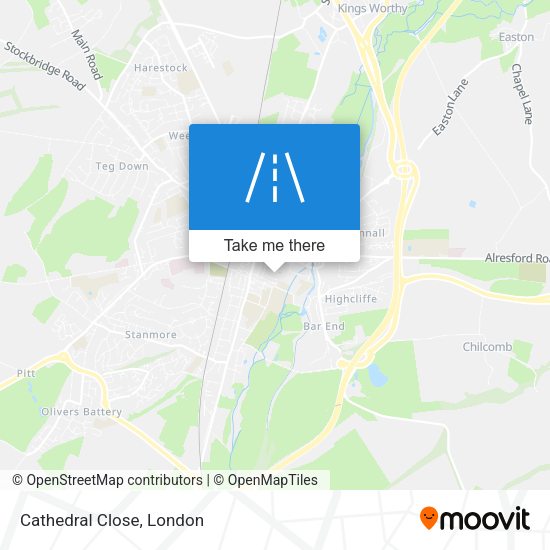Cathedral Close map