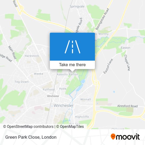 Green Park Close map