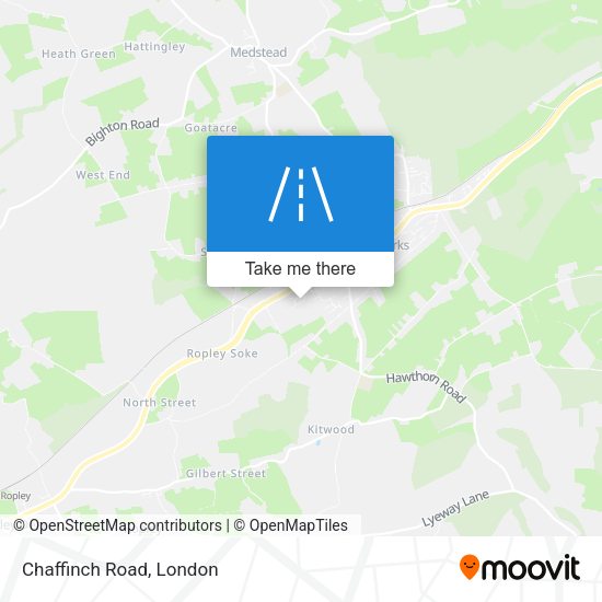 Chaffinch Road map