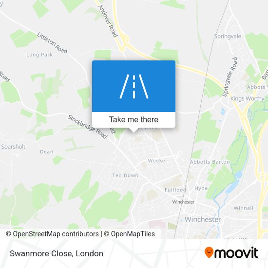 Swanmore Close map