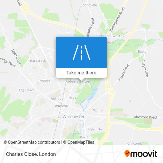 Charles Close map