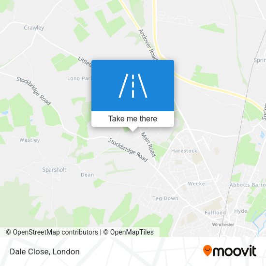Dale Close map