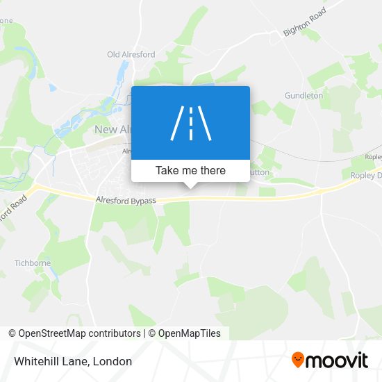 Whitehill Lane map