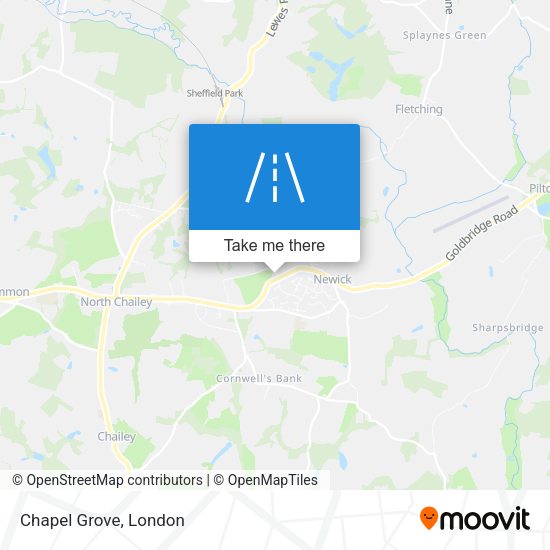 Chapel Grove map
