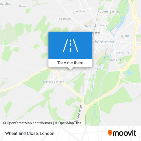 Wheatland Close map