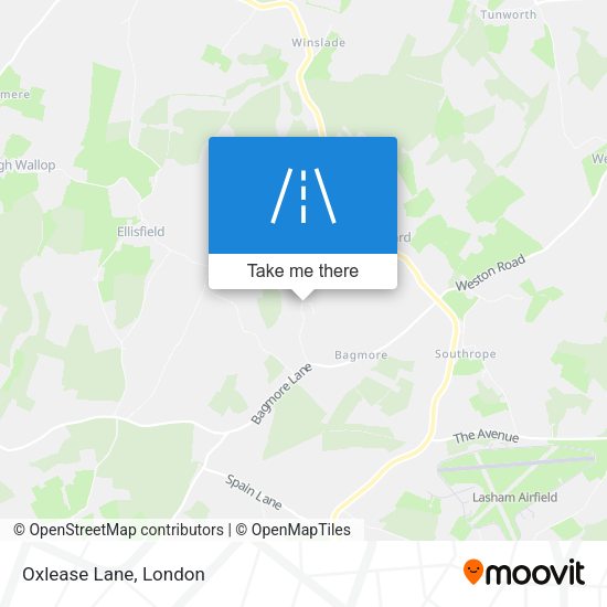 Oxlease Lane map