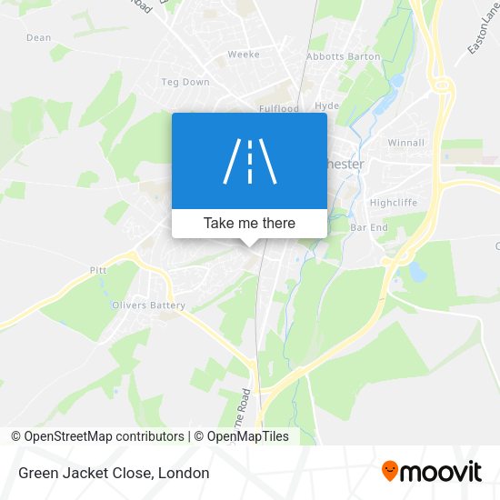 Green Jacket Close map