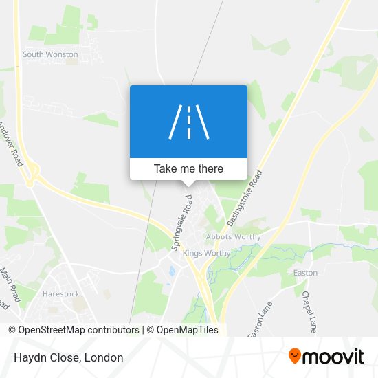 Haydn Close map
