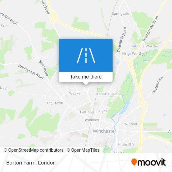 Barton Farm map