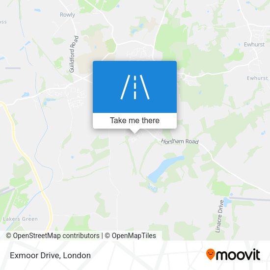 Exmoor Drive map