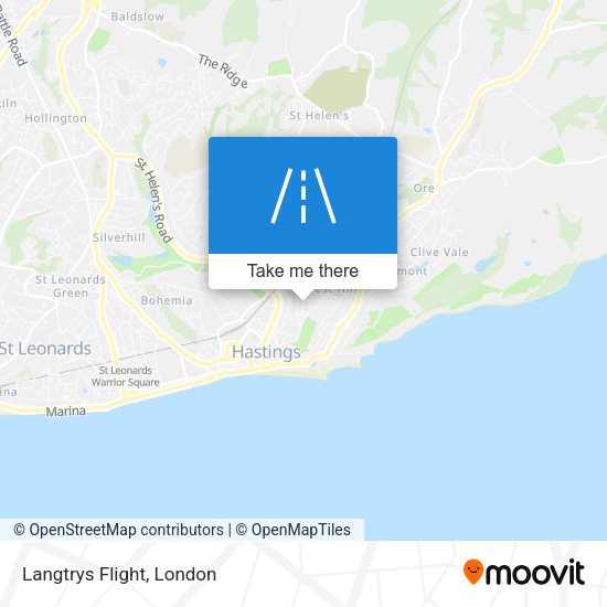 Langtrys Flight map