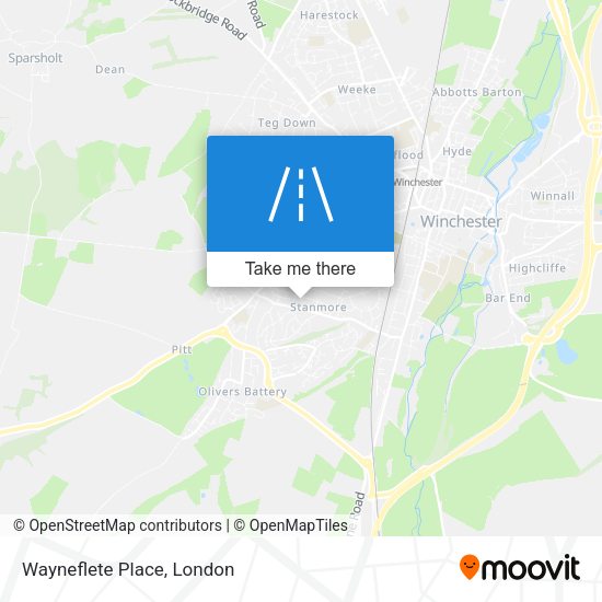 Wayneflete Place map