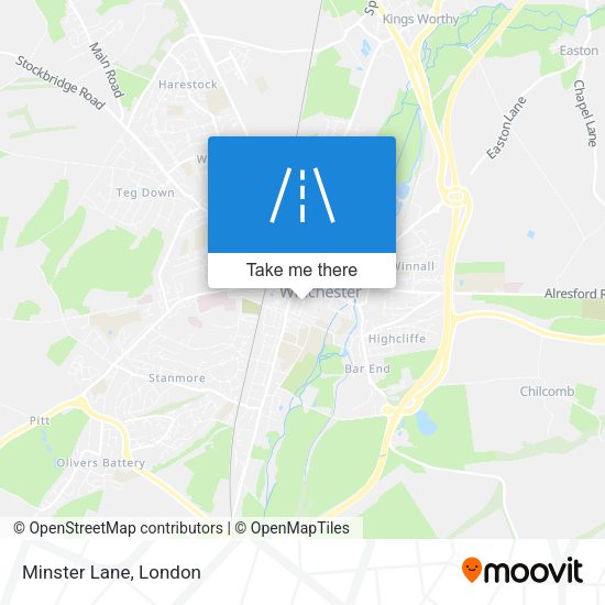 Minster Lane map