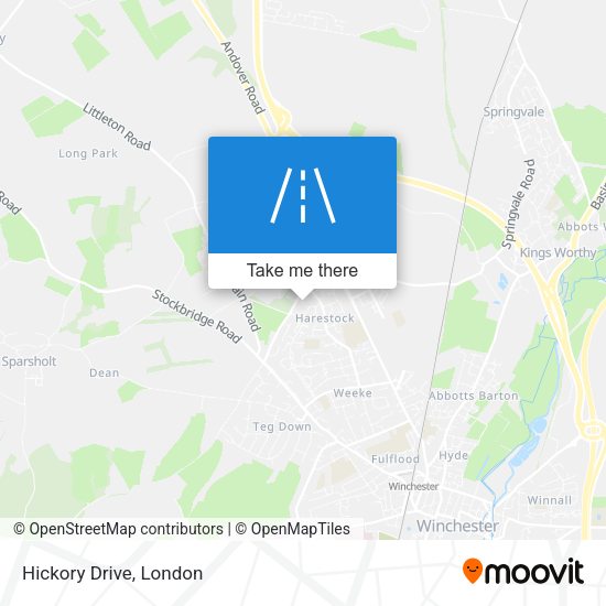 Hickory Drive map