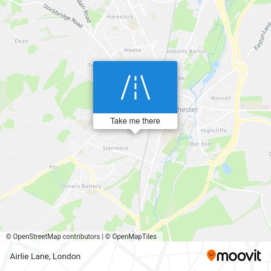Airlie Lane map