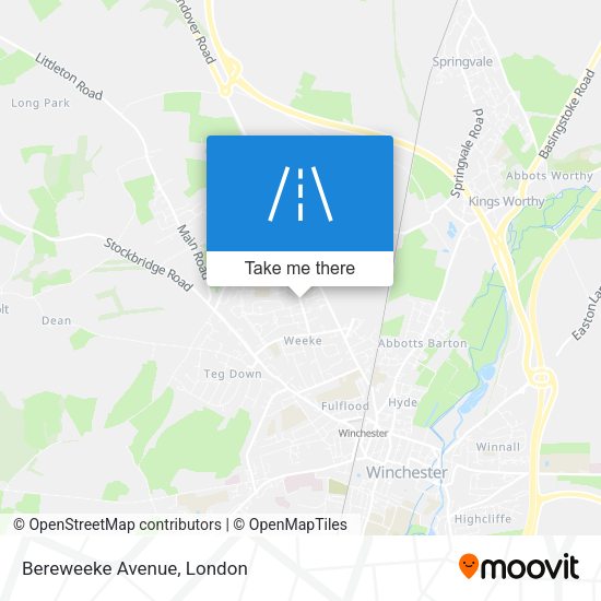 Bereweeke Avenue map