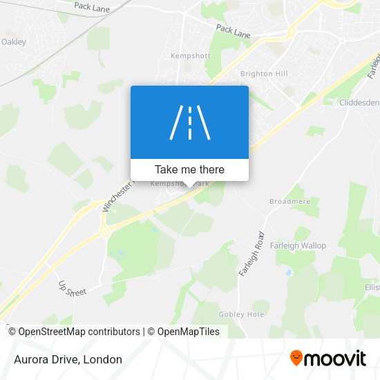 Aurora Drive map