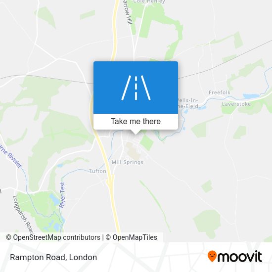 Rampton Road map