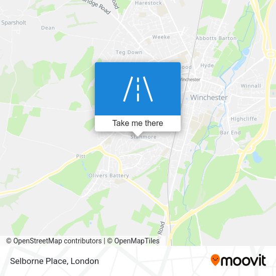 Selborne Place map
