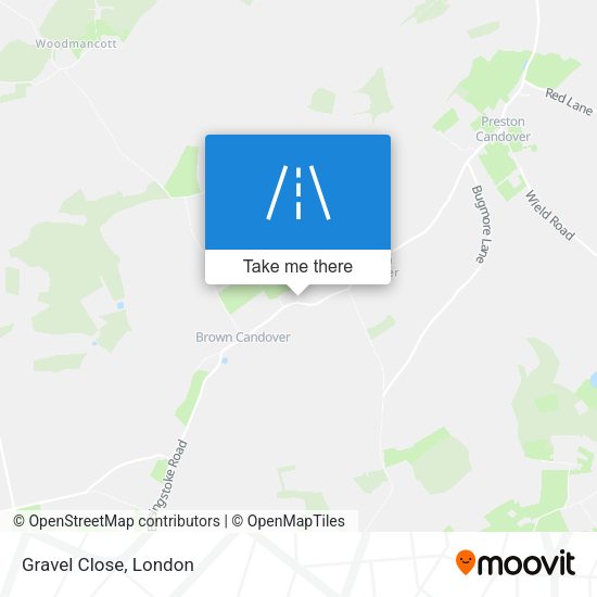 Gravel Close map