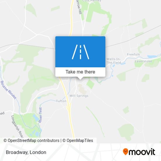 Broadway map