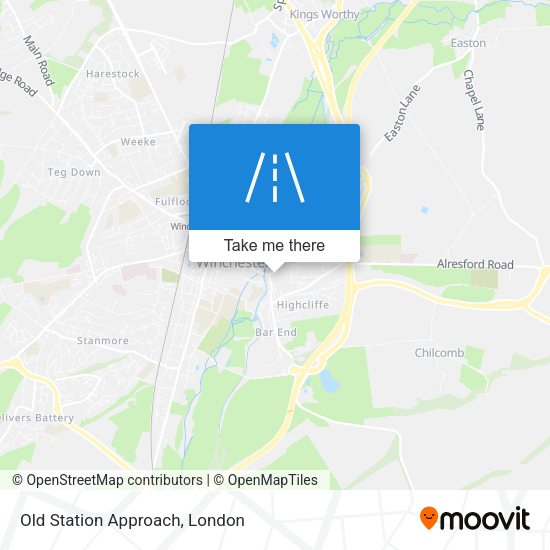 Old Station Approach map
