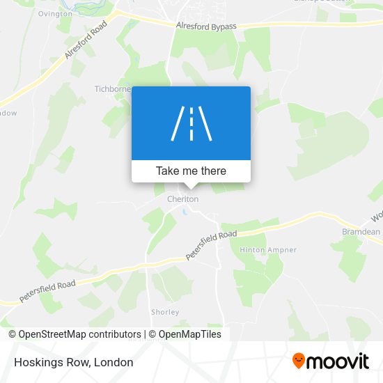 Hoskings Row map