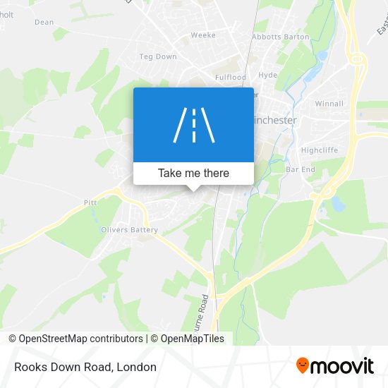 Rooks Down Road map